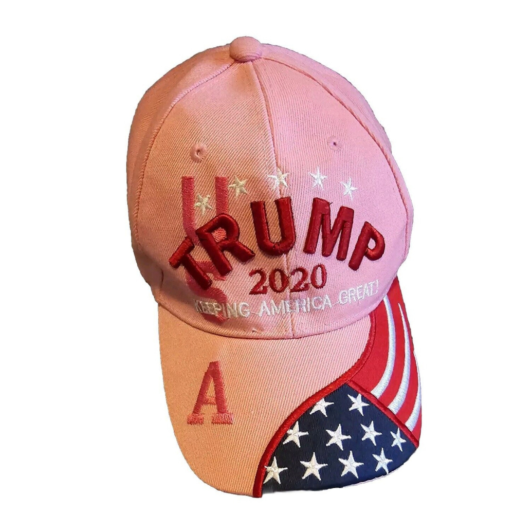 Trump 2020 Keep America Great Pink Baseball Cap Hat Womens